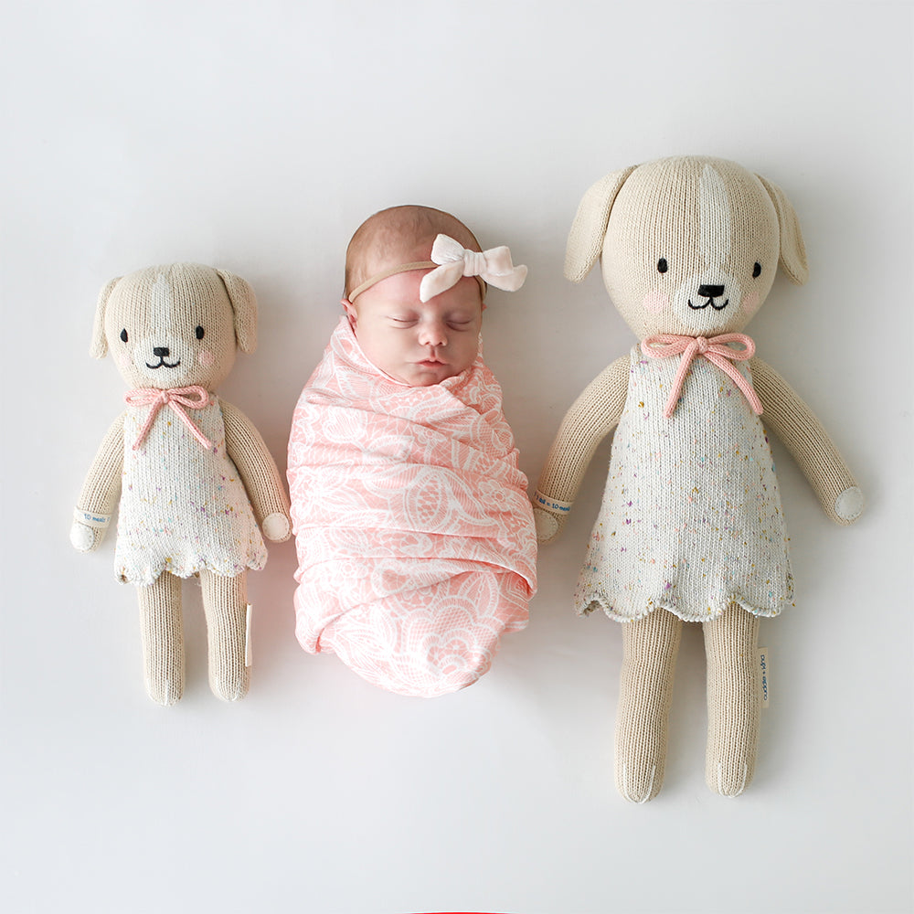 cuddle + kind - Mia the Dog Handknit Dolls
