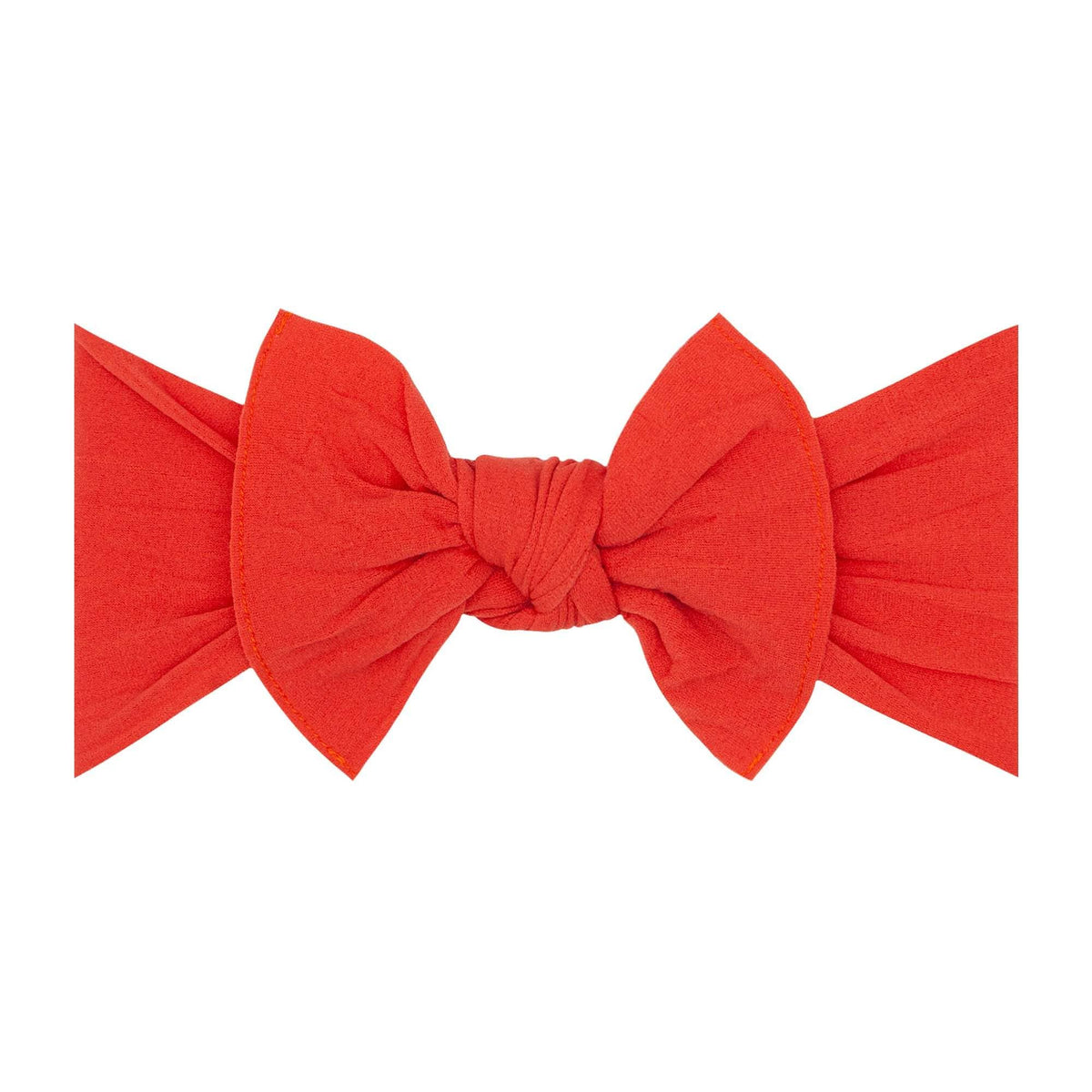 Baby Bling Bows - Original Knot headband: Poppy orange