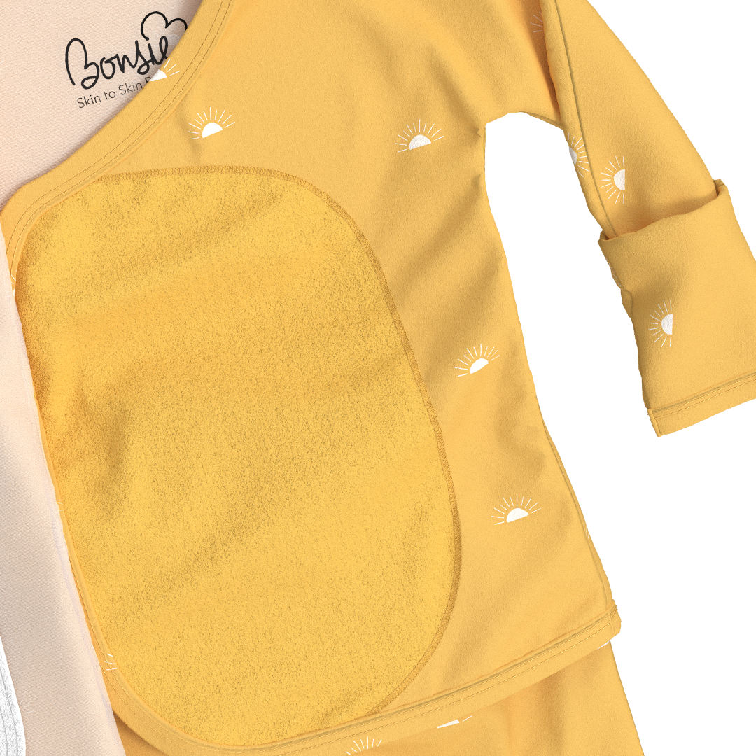 Bonsie Skin to Skin Babywear - Footie - Sunrise