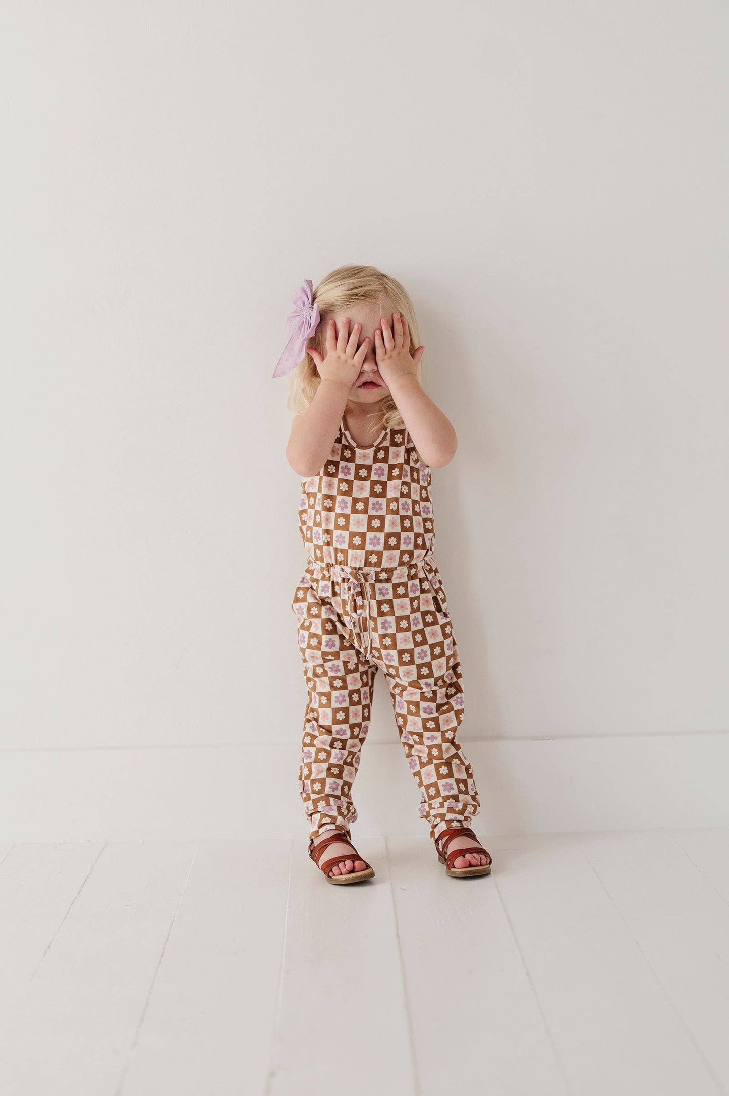 babysprouts clothing company - Checker in Retro Daisy Jumper