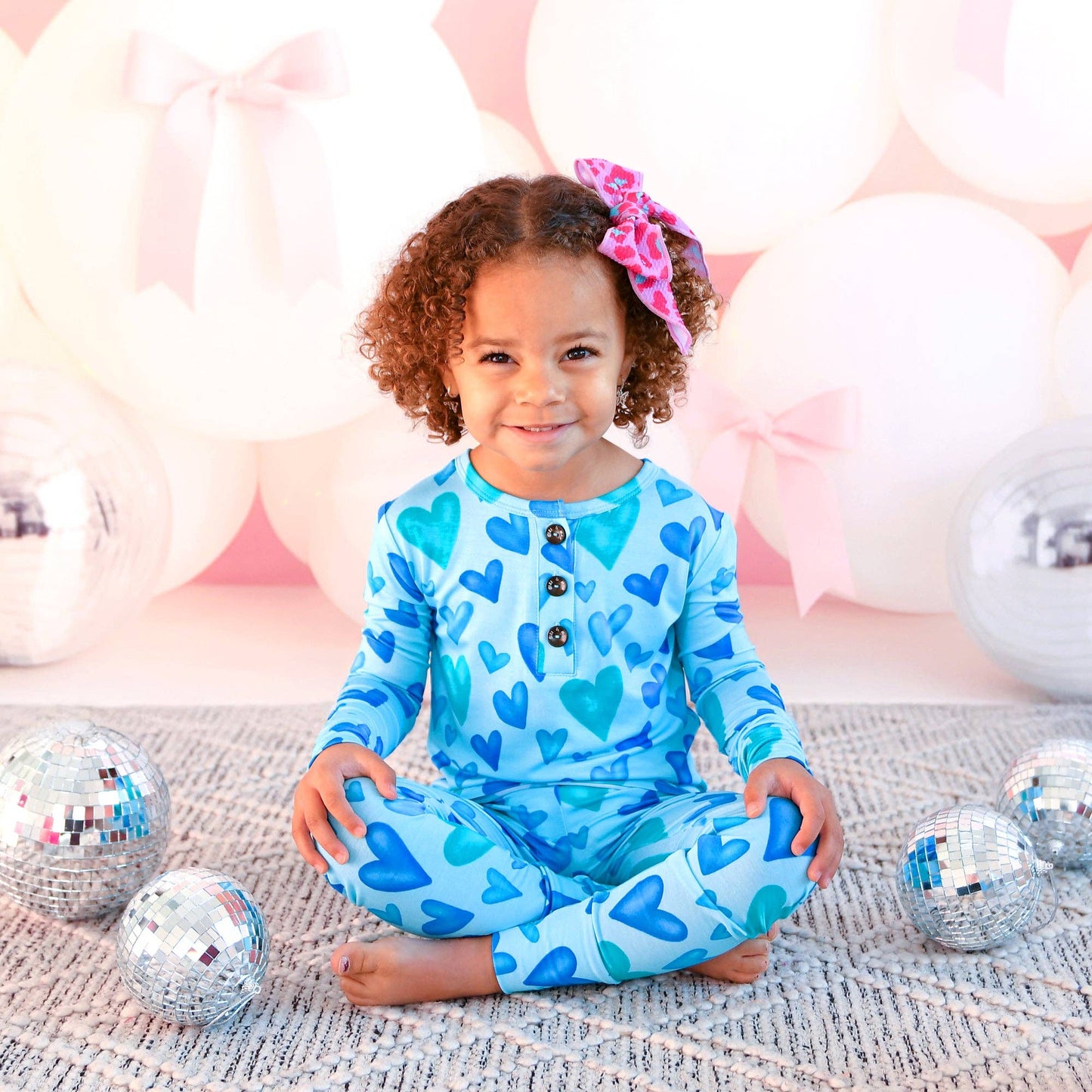 Gigi and Max - Cruz Two Piece Valentines Day Bamboo Lounge Set