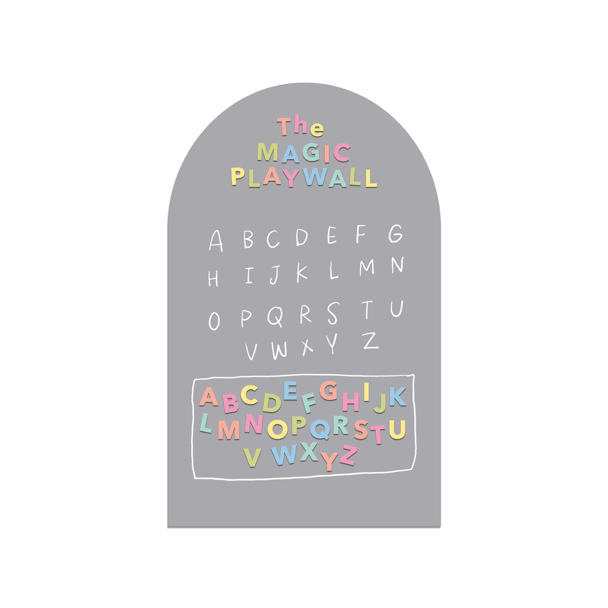 Cherrypick - Magic Playwall - ORIGINAL Arch Magnetic Wall Decal for Kids: Blush