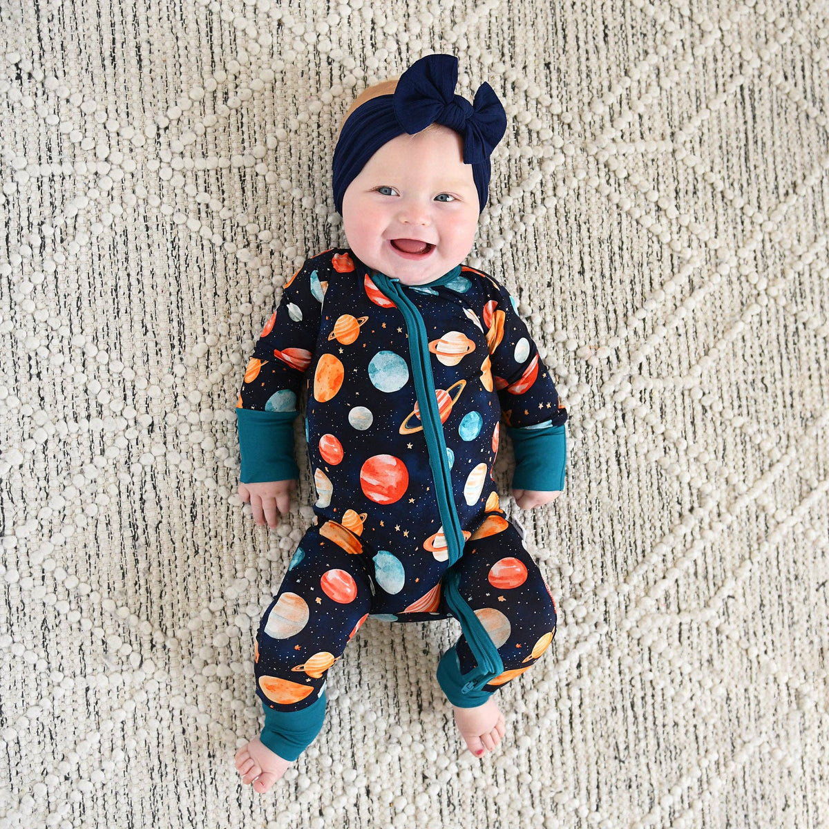 Gigi and Max - Harrison ZIP Bamboo PJ Romper