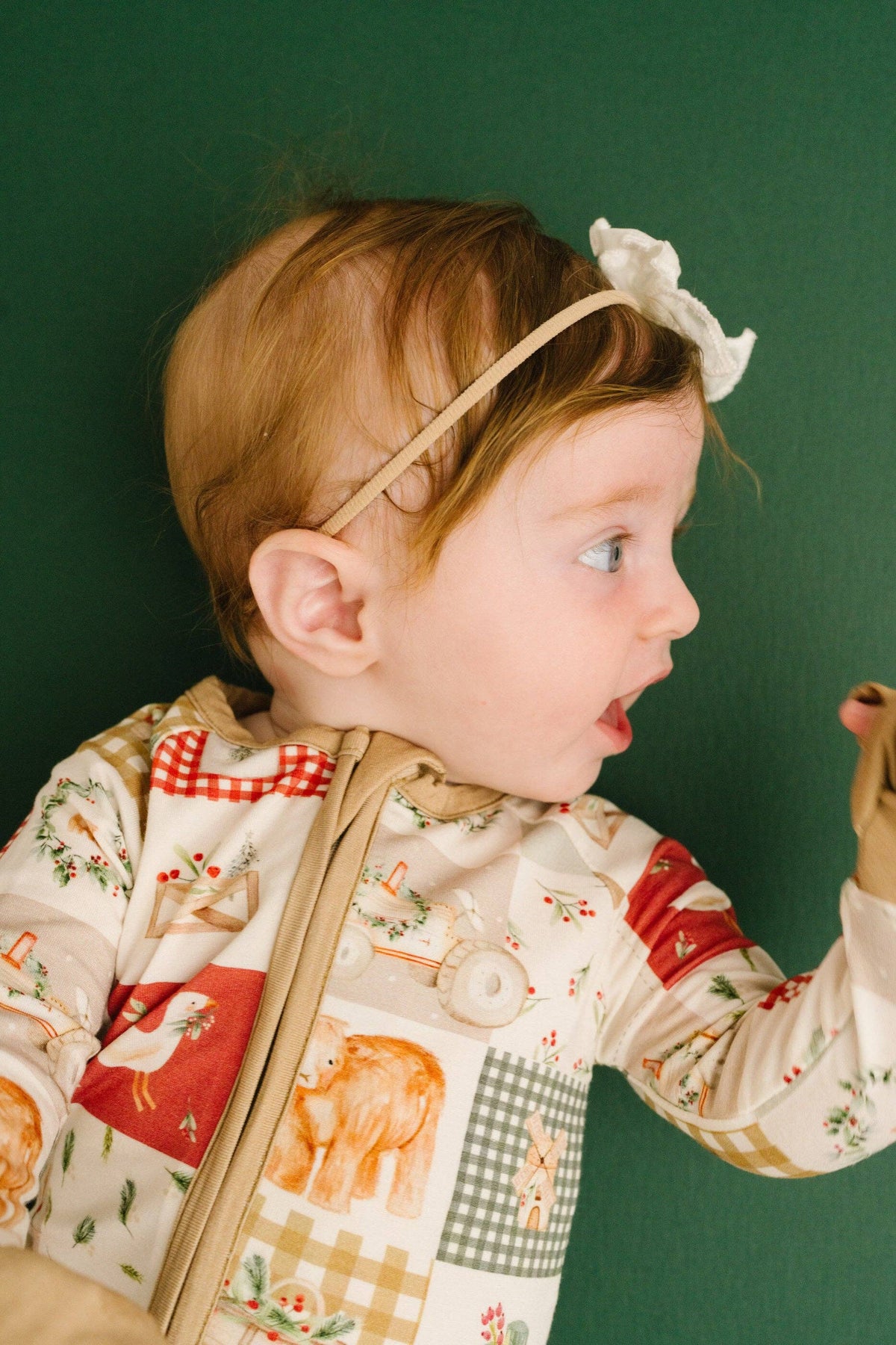 Little One Shop - Country Christmas Bamboo Sleeper PJ