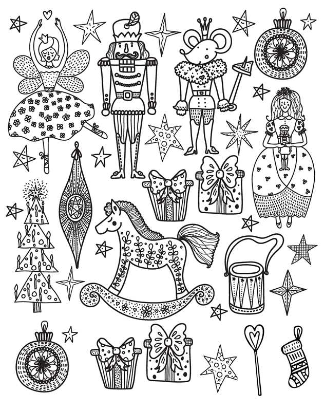 Simon & Schuster - Nutcracker: Coloring Book Pull Out Poster by: Paperback; 40 pages / English