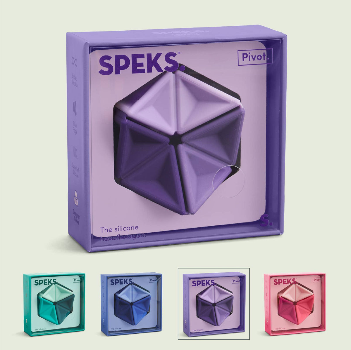 Speks - Pivot Silicone Flexagon