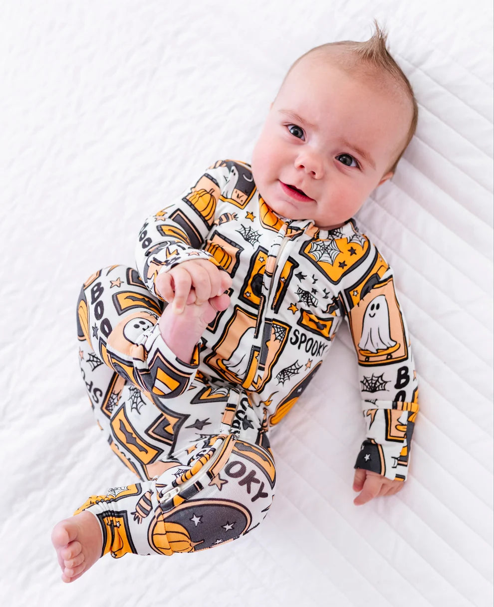 Birdie Bean - Ghoul's Gallery Convertible Romper