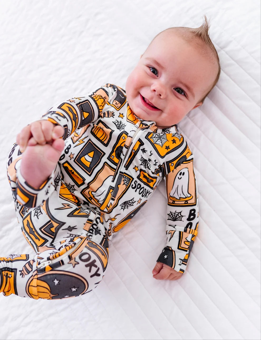 Birdie Bean - Ghoul's Gallery Convertible Romper
