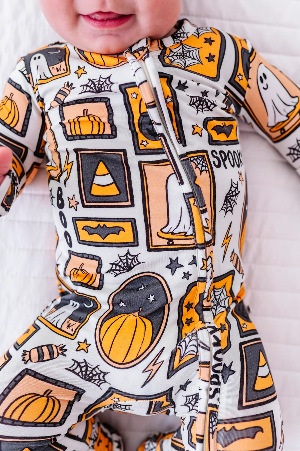 Birdie Bean - Ghoul's Gallery Convertible Romper