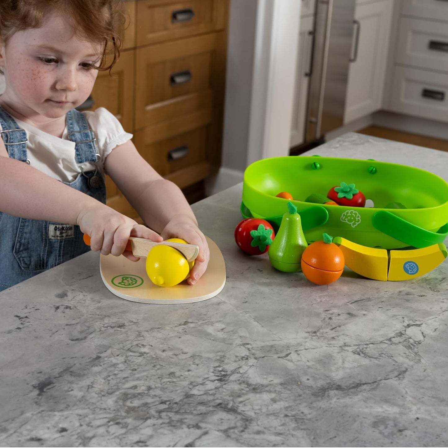Fat Brain Toy Co. - Pretendables Fruit & Veggie Basket