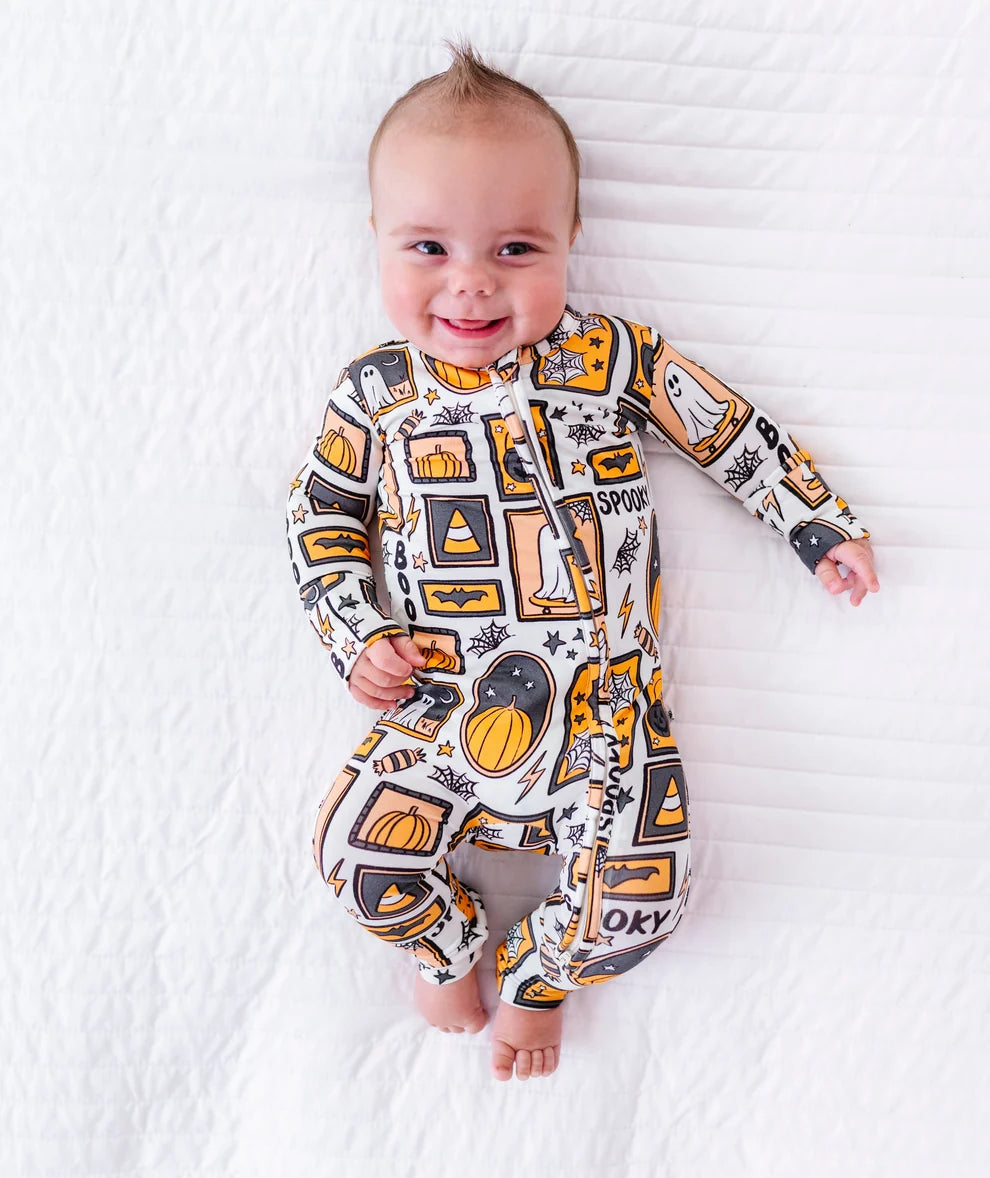 Birdie Bean - Ghoul's Gallery Convertible Romper