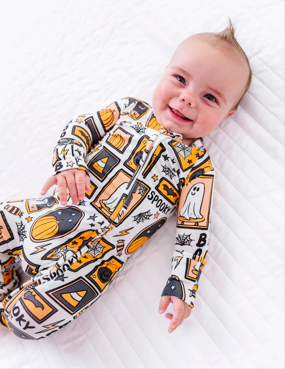 Birdie Bean - Ghoul's Gallery Convertible Romper