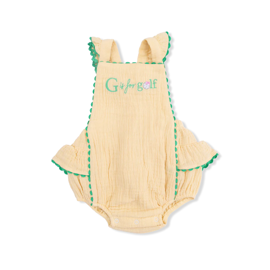 Angel Dear - 'G' is for Golf Ric Rac Ruffle Sunsuit