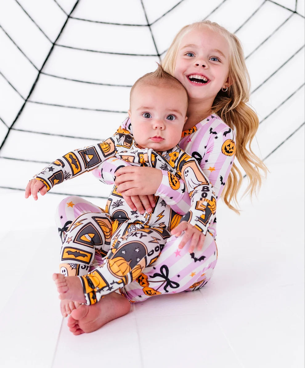 Birdie Bean - Ghoul's Gallery Convertible Romper