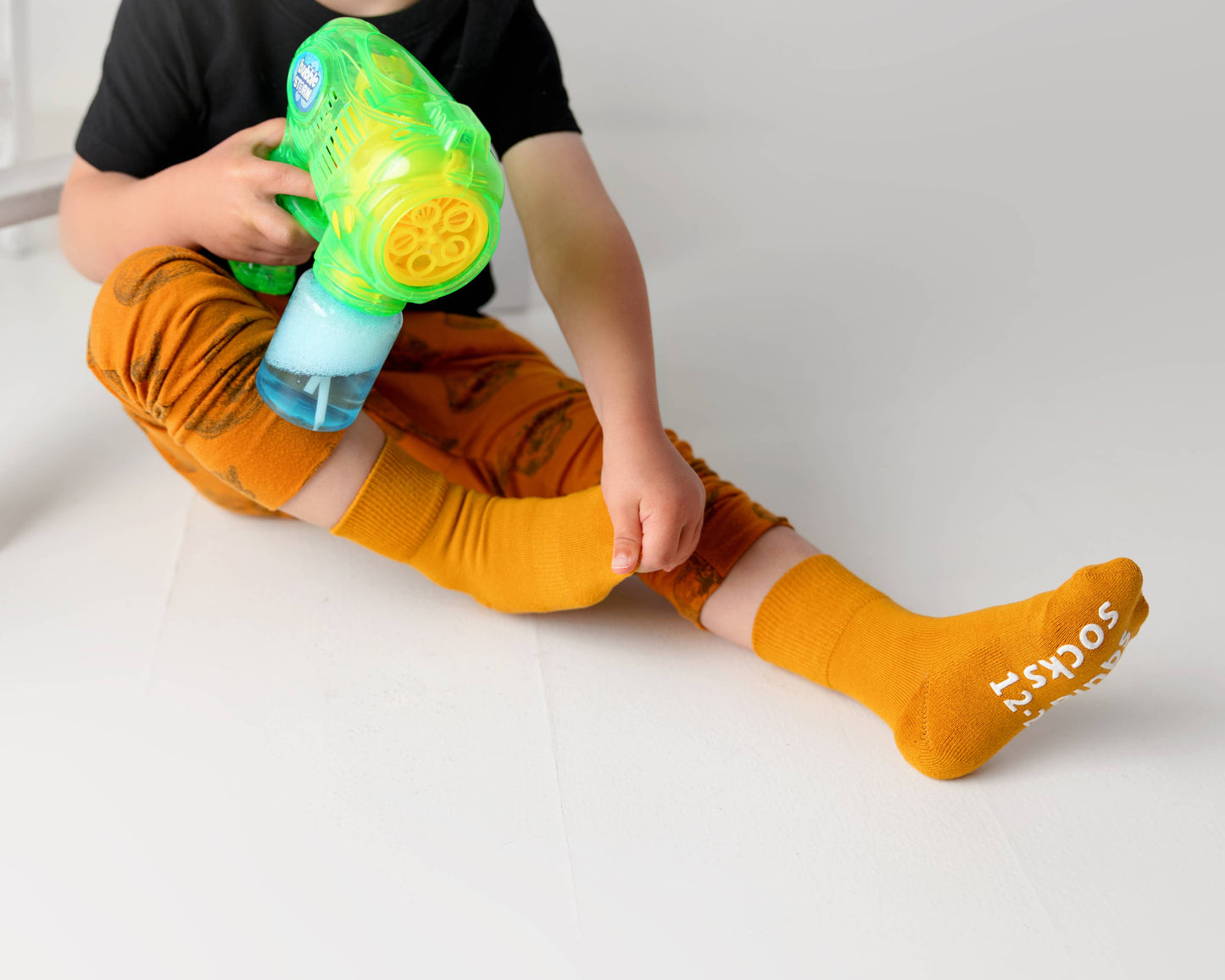 squid socks - Camden - Baby Socks / Kids Socks with Non-Slip Silicone