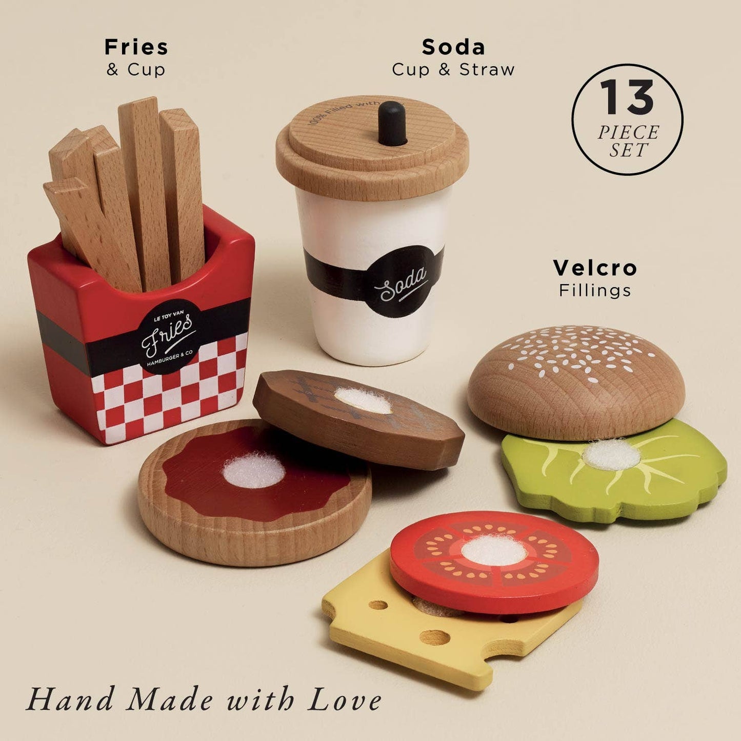 Le Toy Van, Inc. - Gourmet Hamburger Set