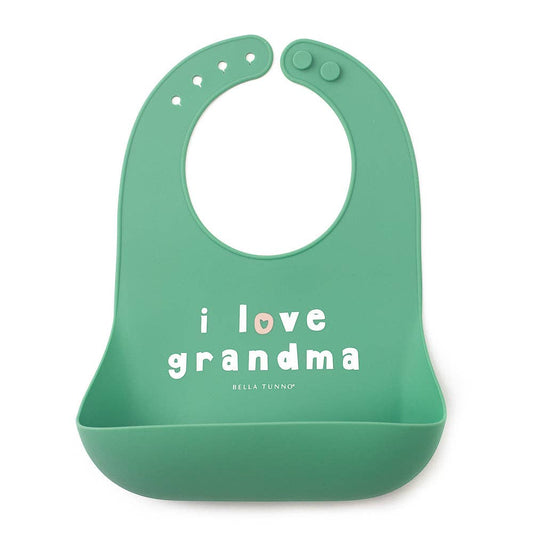 Bella Tunno - Love Grandma Wonder Bib: Green