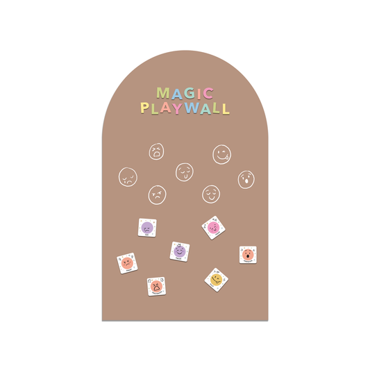 Cherrypick - Magic Playwall - ORIGINAL Arch Magnetic Wall Decal for Kids: Caramel