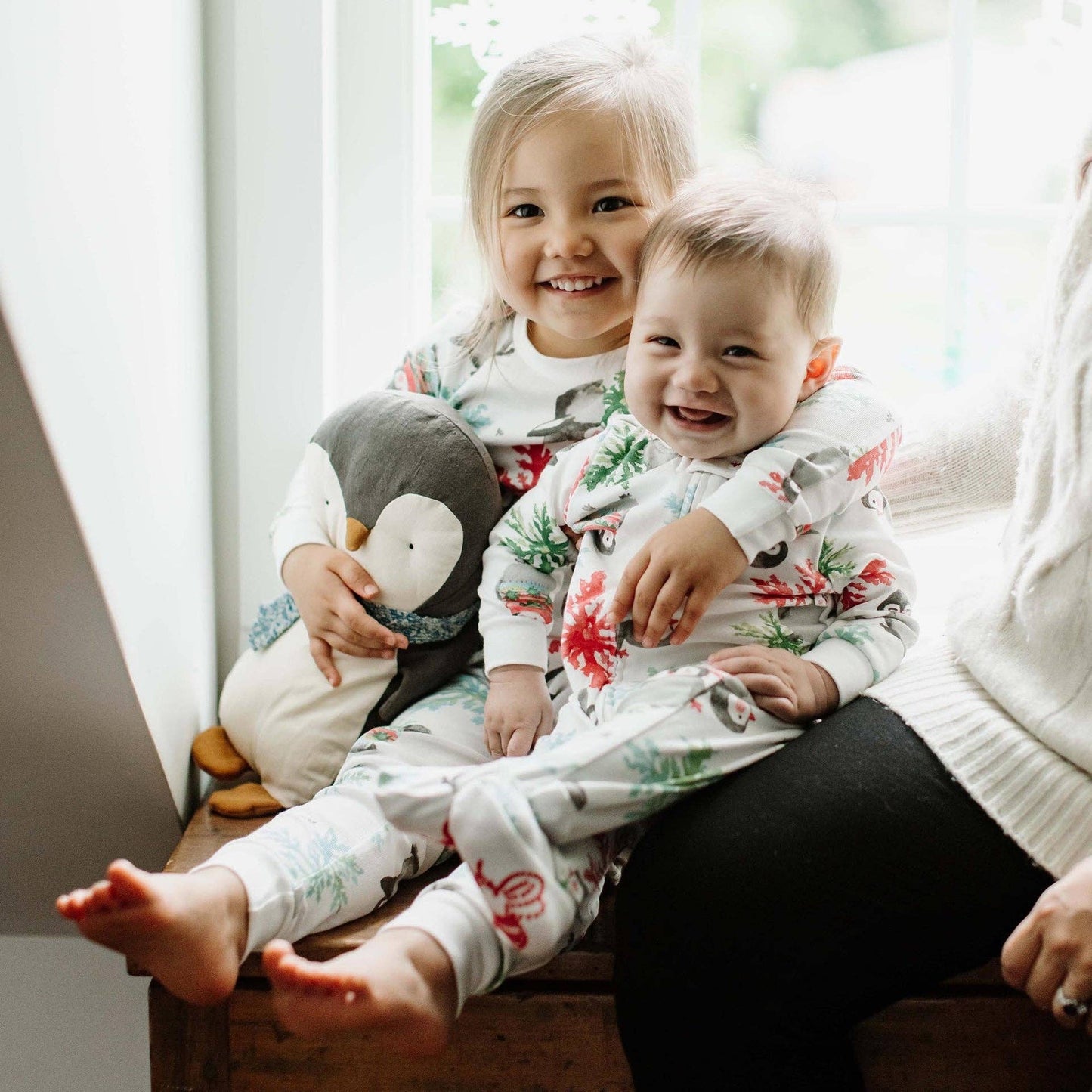 Burt's Bees Baby - Cozy Penguins Two-Piece Pajamas