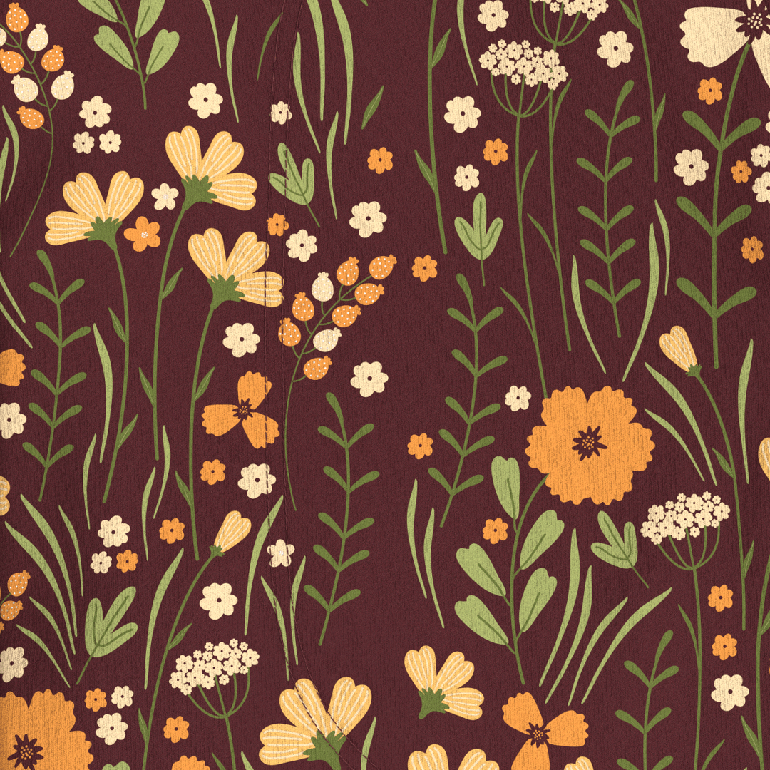 Bonsie Skin to Skin Babywear - Footie - Autumn Meadow