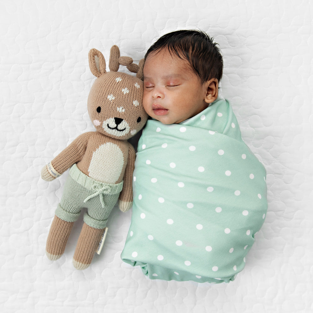 cuddle + kind - Elliott the Fawn Handknit Dolls