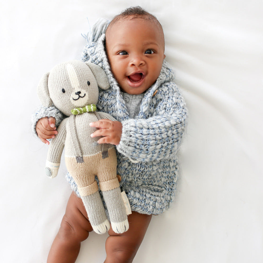 cuddle + kind - Noah the Dog Handknit Dolls