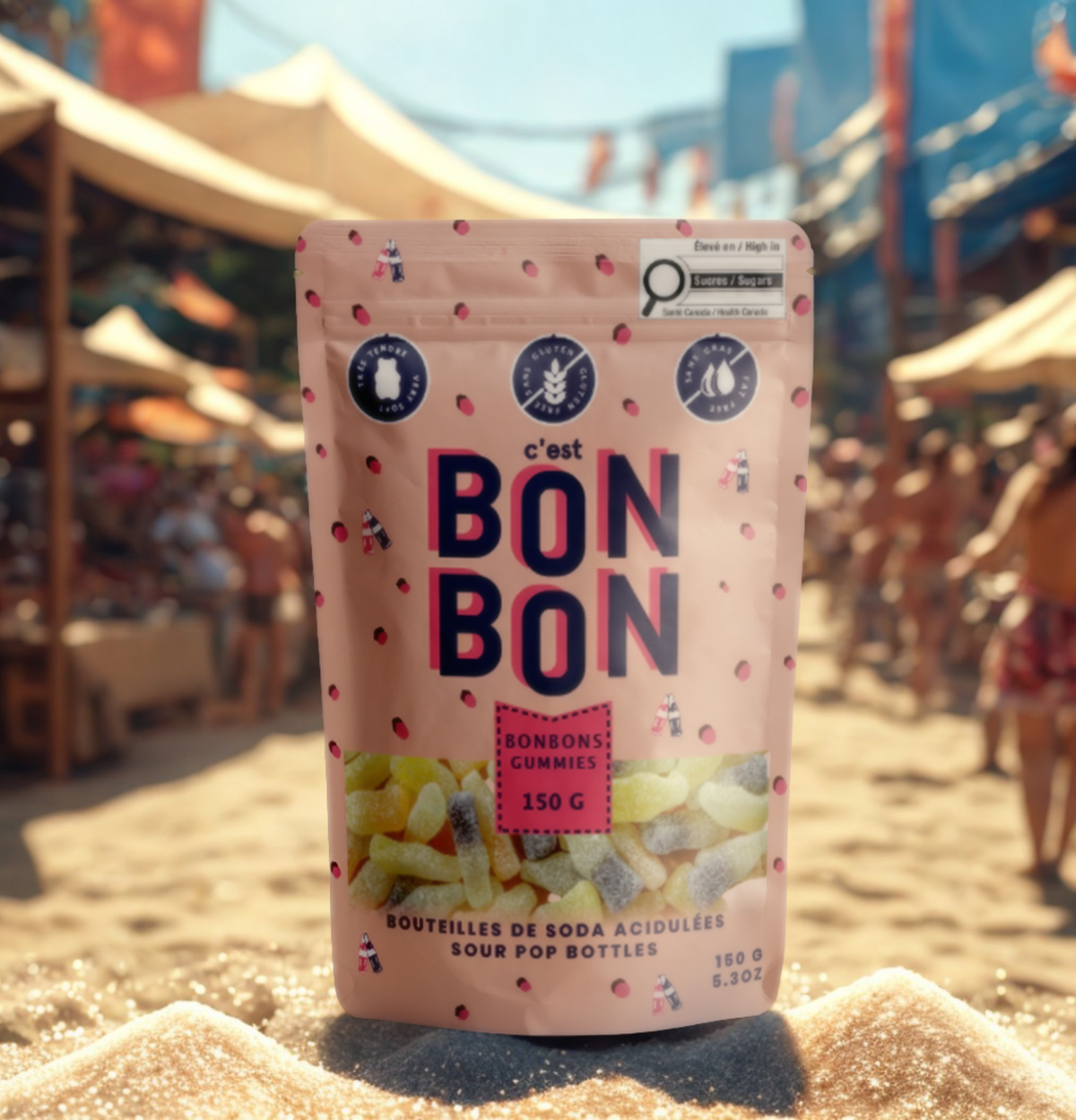 La boîte à bonbons - Sour Pop Bottles - Gummy Candies