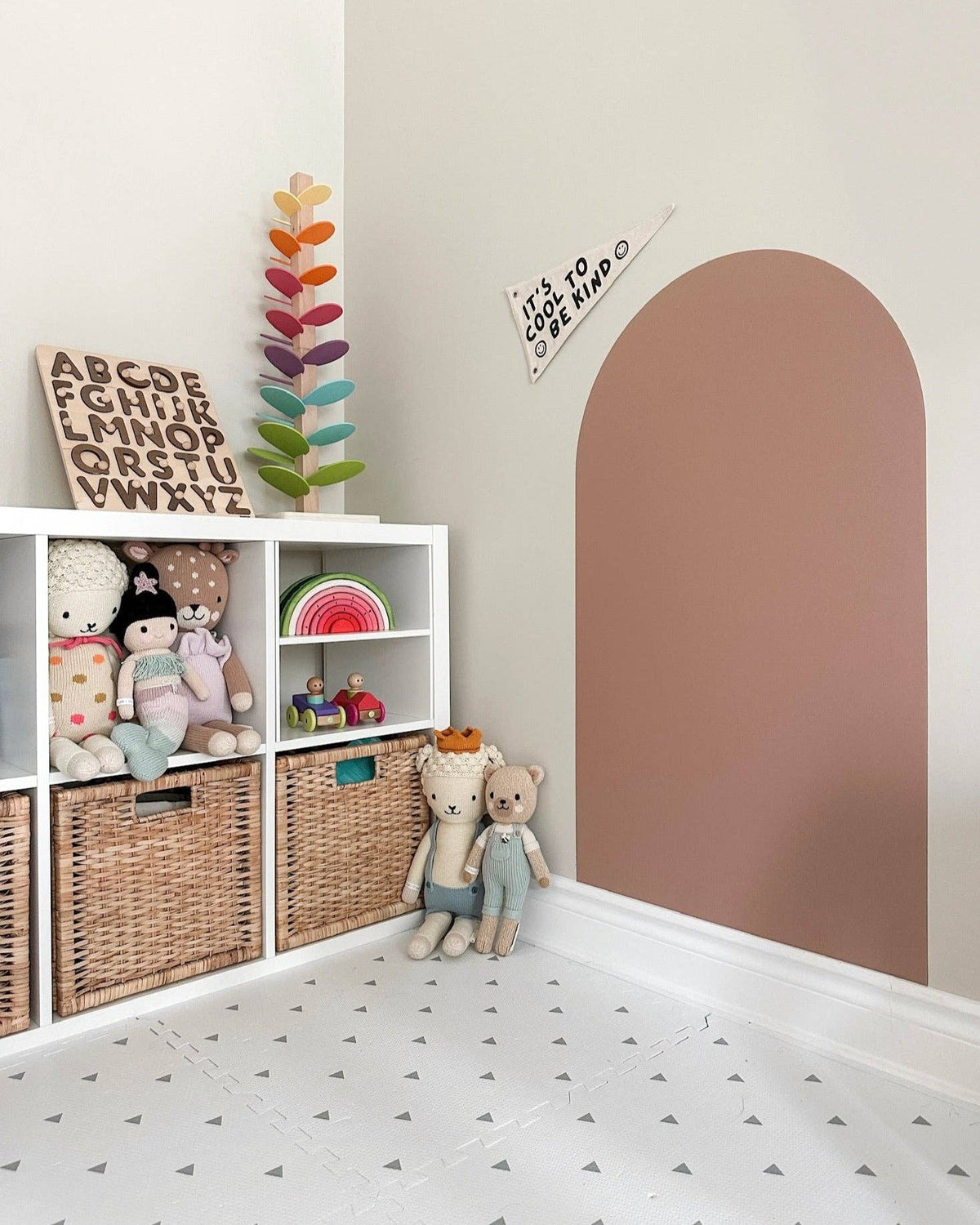 Cherrypick - Magic Playwall - ORIGINAL Arch Magnetic Wall Decal for Kids: Sage