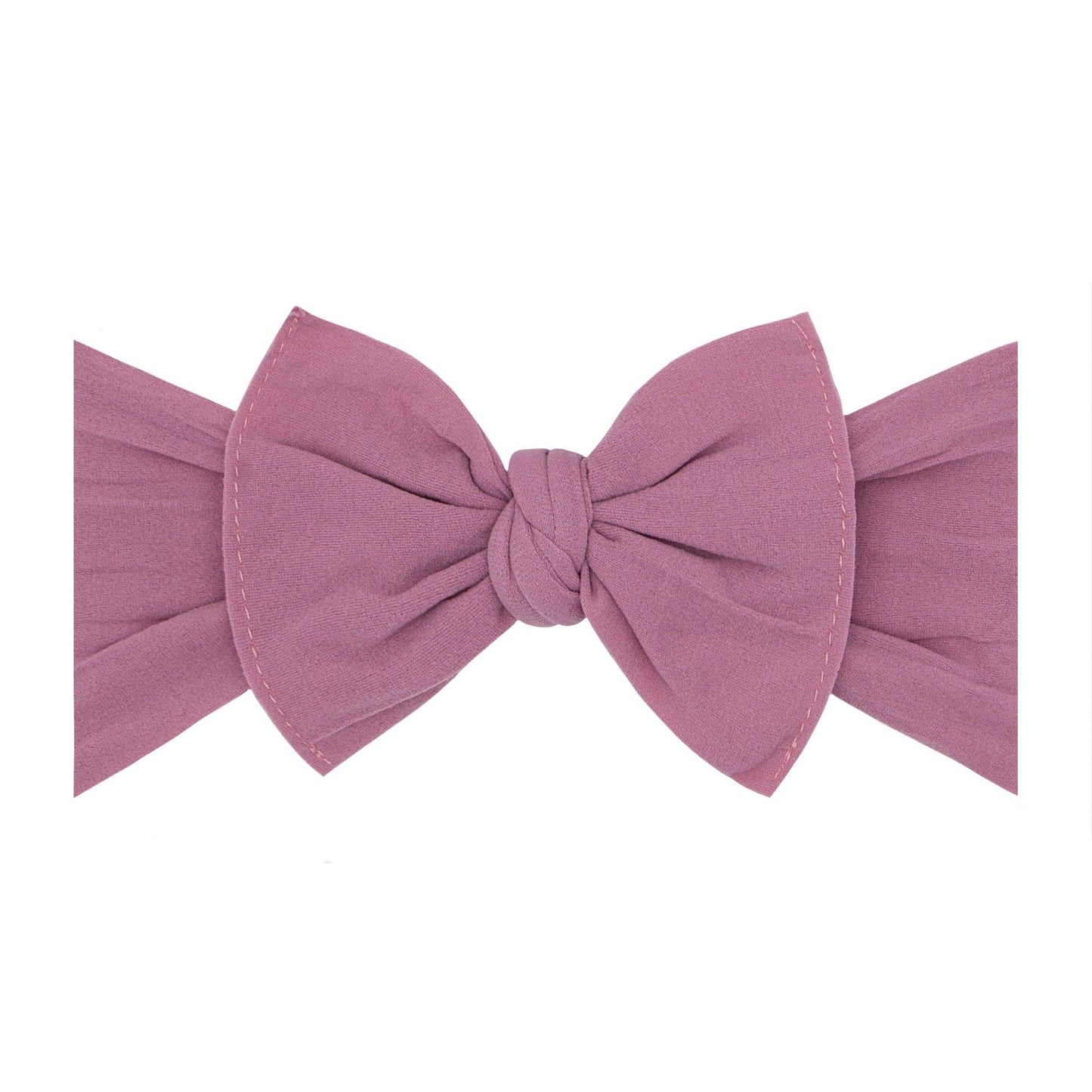 Baby Bling Bows - Mauve - THE KNOT Soft nylon headband