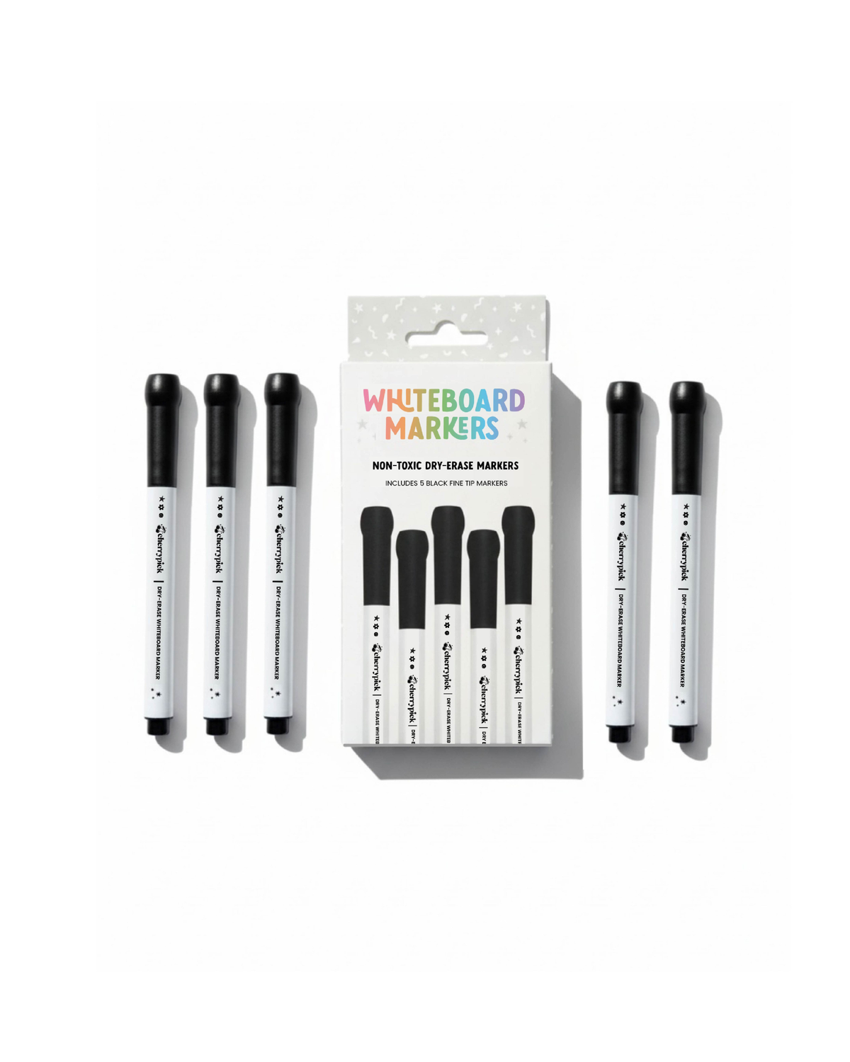 Cherrypick - Whiteboard Dry-Erase Markers (5pc): Rainbow