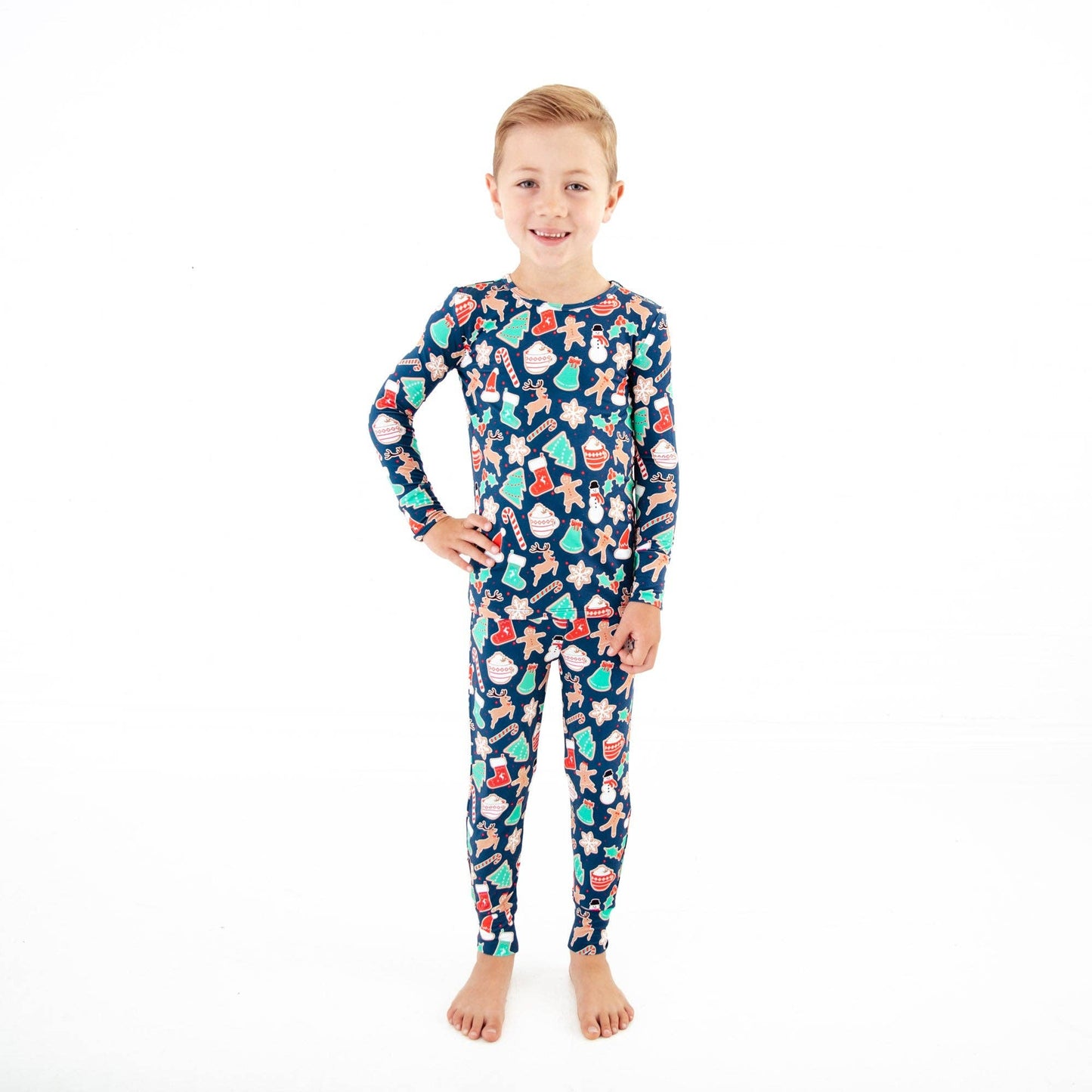 Dreamiere - Baking Memories Two Piece Pajamas Set - Navy