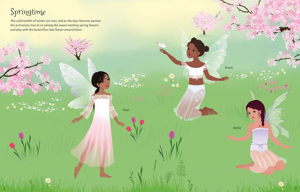 HarperCollins - Sticker Dolly Dressing Fairy Princesses : Usborne