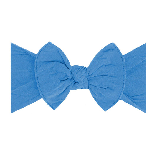 Baby Bling Bows - Baby Bling® The Original Knot soft nylon headband: Denim