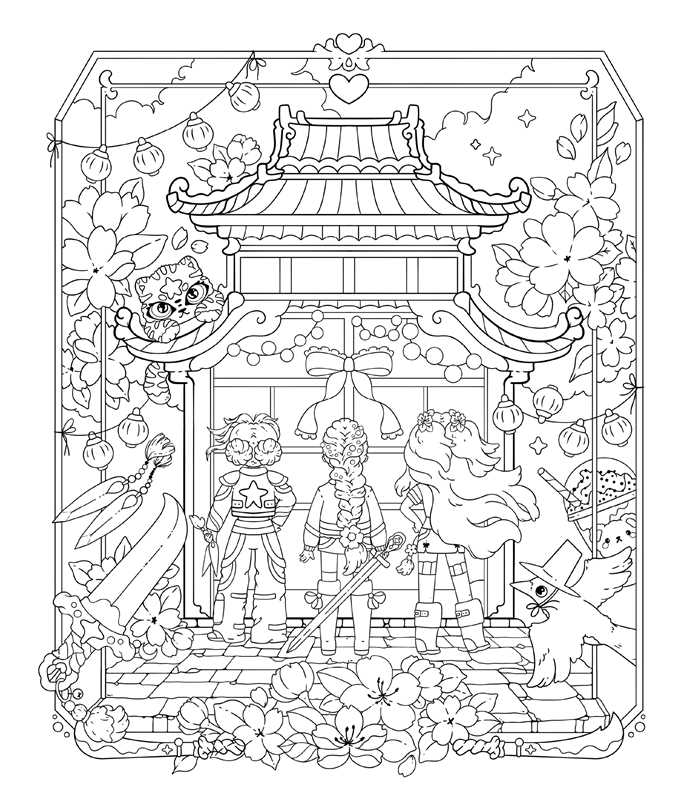 Simon & Schuster - The Unofficial Coloring Book for Fans of KPop Demon Hunters: Paperback; 48 pages / English