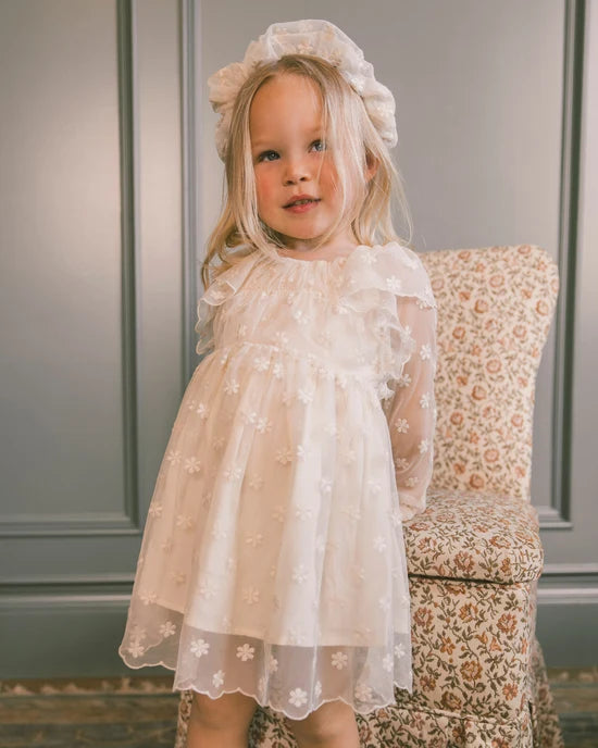 Noralee - Celine Dress | Embroidered Daisy