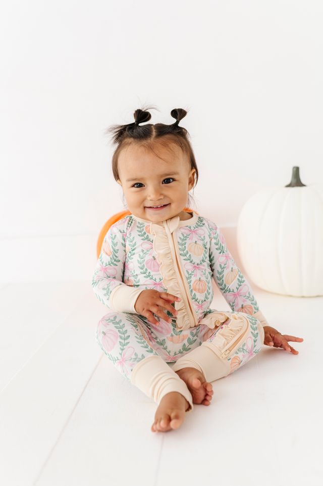 Birdie Bean - Amber Ruffle Convertible Romper PJ