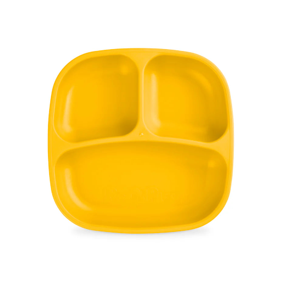 Re-Play - 7'' Divided Plate - Sunny Yellow