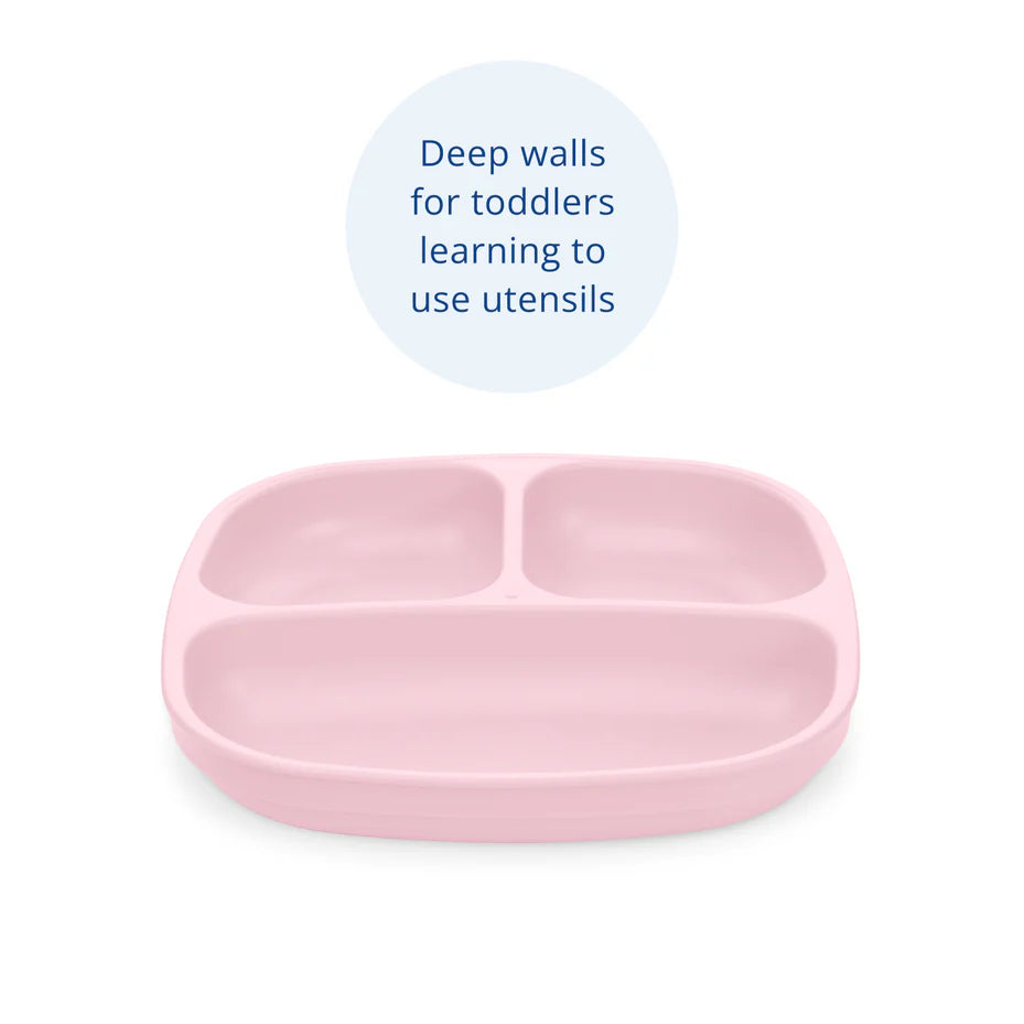 Re-Play - 7'' Divided Plate - Ice Pink