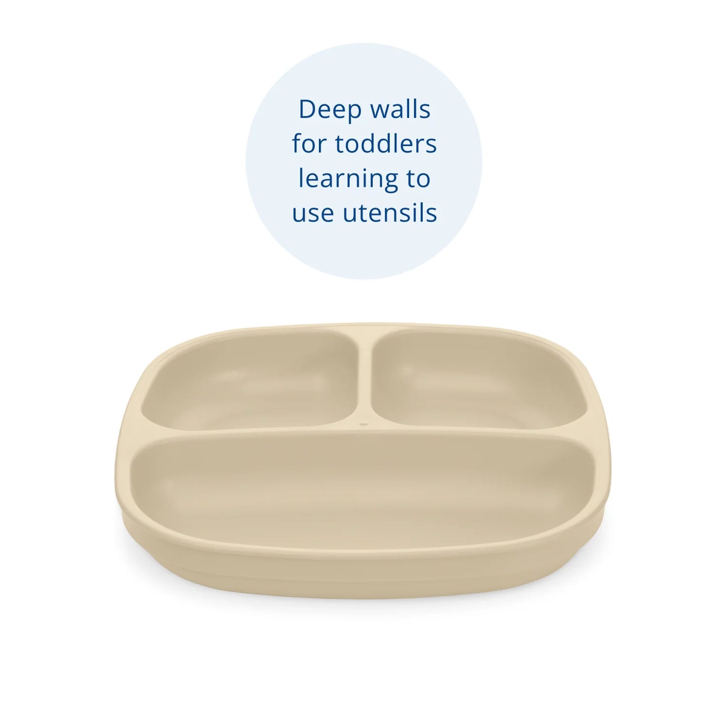 Re-Play - 7'' Divided Plate - Sand