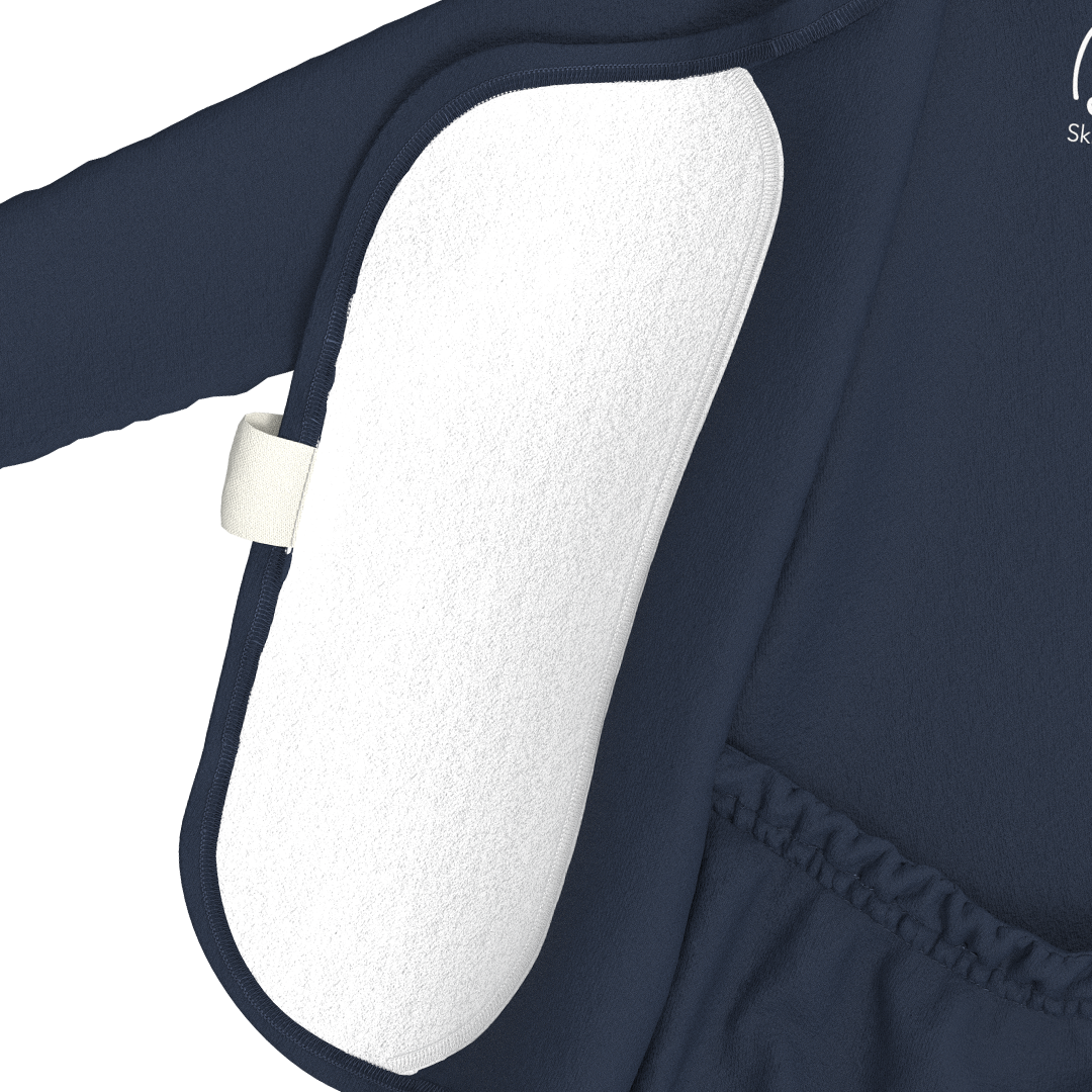 Bonsie Skin to Skin Babywear - Footie - Midnight Blue