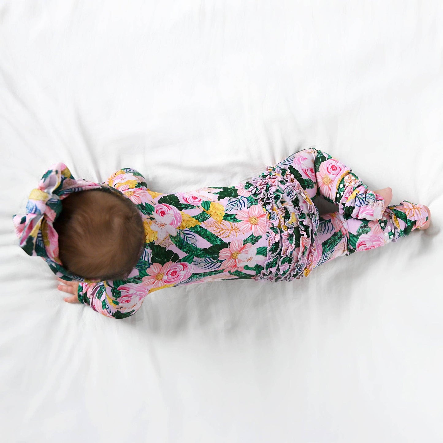 Gigi and Max - Luana Ruffle Zip Bamboo One Piece Floral