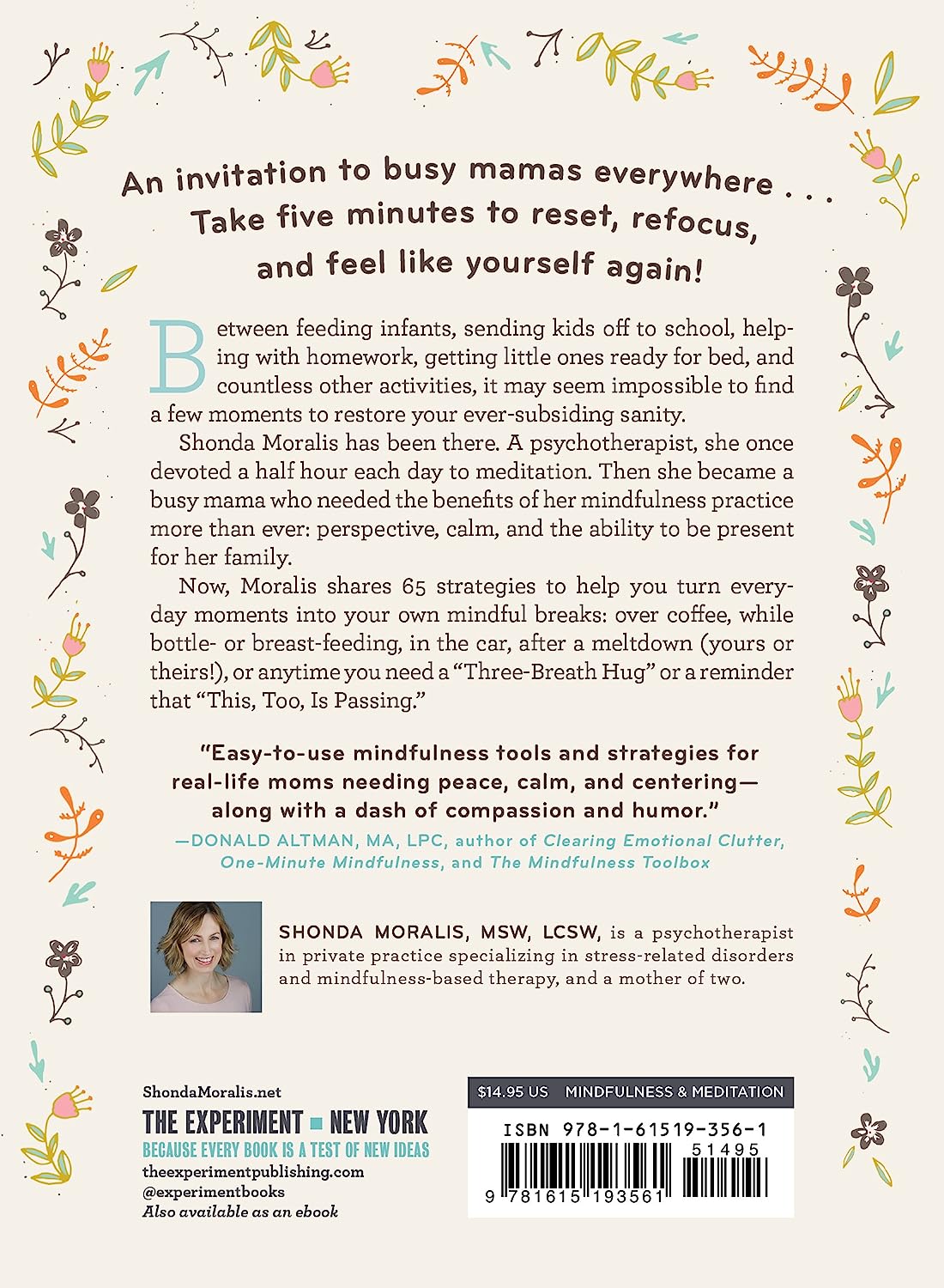 Breathe Mama Breathe :5-Minute Mindfulness for Busy Moms Book