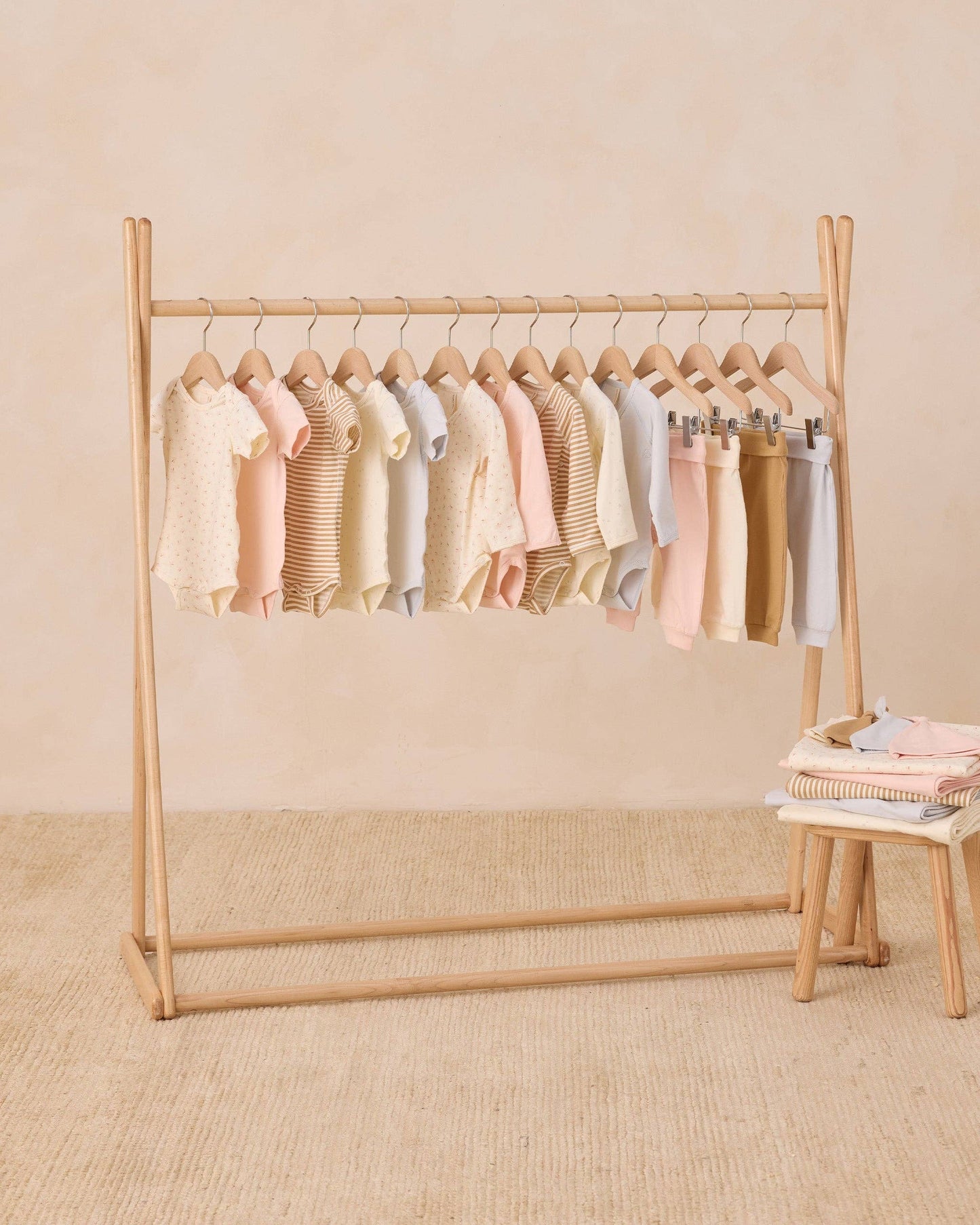 Quincy Mae - Organic Cotton Baby Pant || Fog