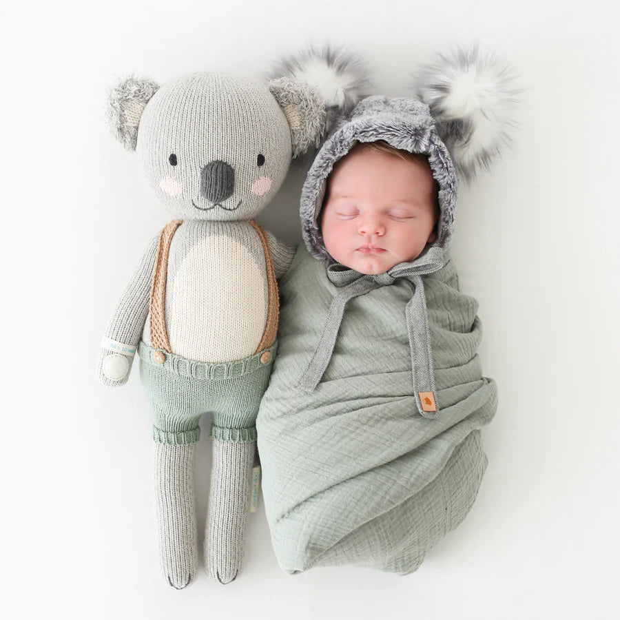 cuddle + kind - Quinn the Koala Handknit Dolls