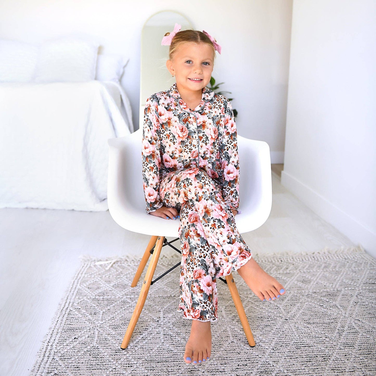 Gigi and Max - Laura - Ruffle Bamboo PJ Lounge Set
