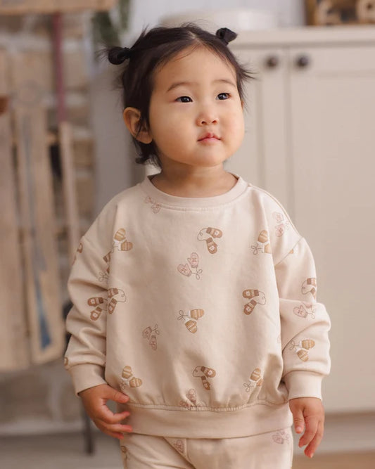 Quincy Mae - Relaxed Fleece Sweatshirt || Mittens
