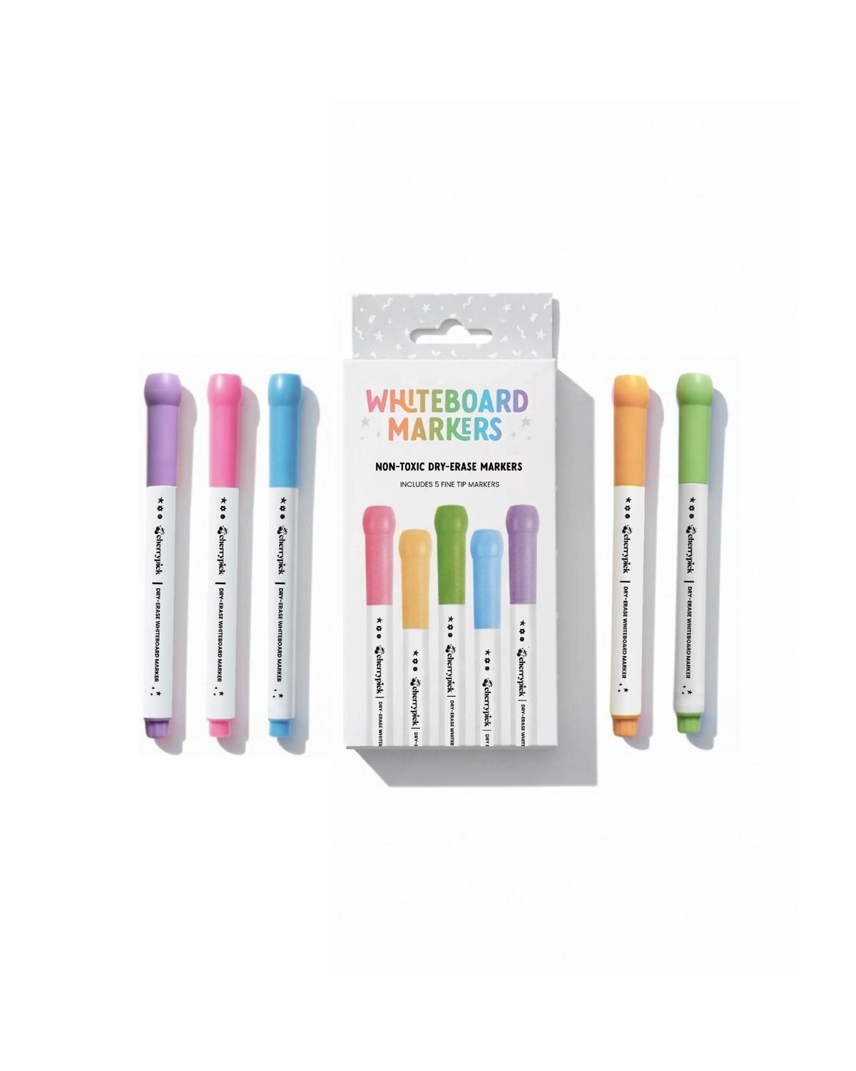 Cherrypick - Whiteboard Dry-Erase Markers (5pc): Rainbow