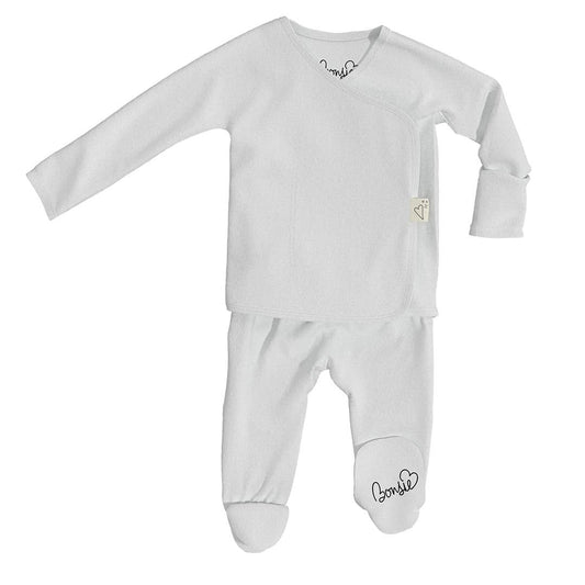 Bonsie Skin to Skin Babywear - Footie - Milk