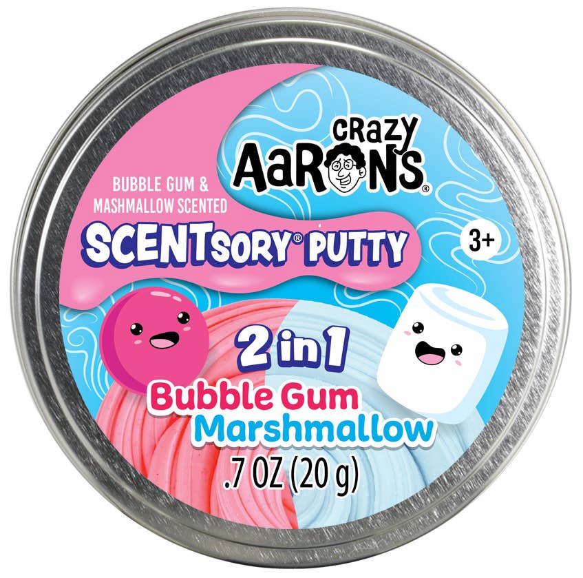 Crazy Aaron's - SCENTsory Bubblegum/Marshmallow Duo Putty Tin