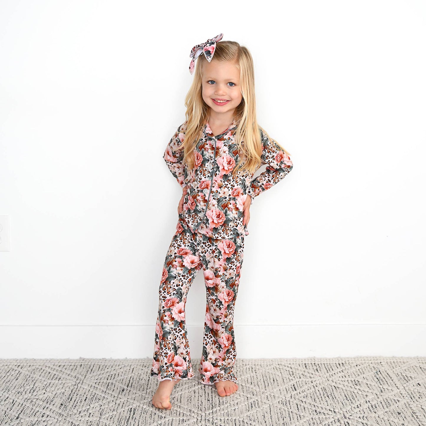 Gigi and Max - Laura - Ruffle Bamboo PJ Lounge Set